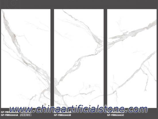 China New Pearl Sintered Stone Porcelain Slabs 1600x3200mm
