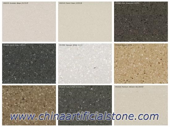 China Agglomerated Eco Compressed Marble Slabs