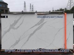 Matt Surface Calacatta Carrara Sintered Stone Slabs