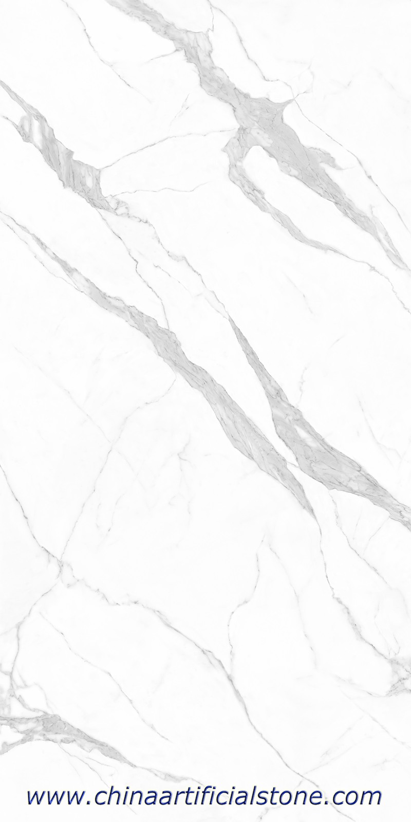 Calacatta Carrara Sintered Stone Slabs Matt Surface 