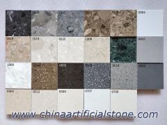 Synthetic Recycled Marble Tiles and Slabs for project